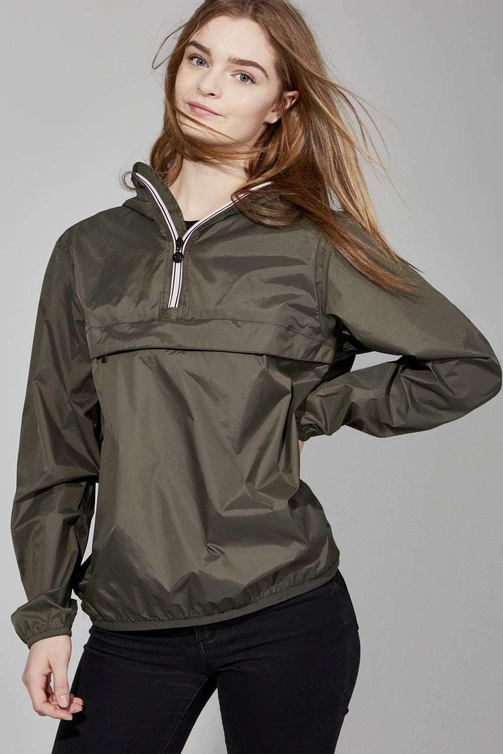 Torba Quarter Zip light Packable Rain Jacket - O8Lifestyle