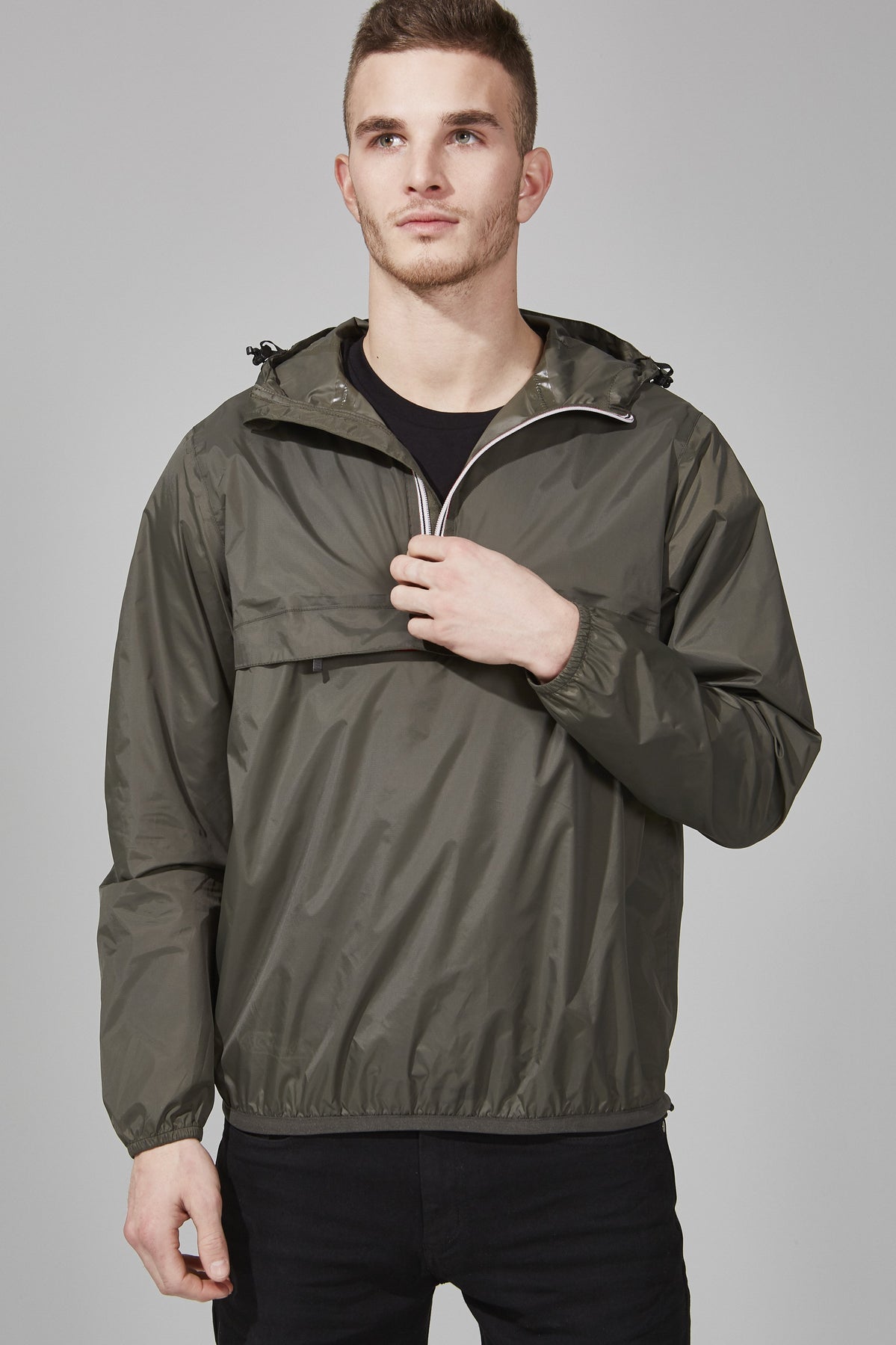 Torba Quarter Zip Packable Rain Jacket - O8Lifestyle