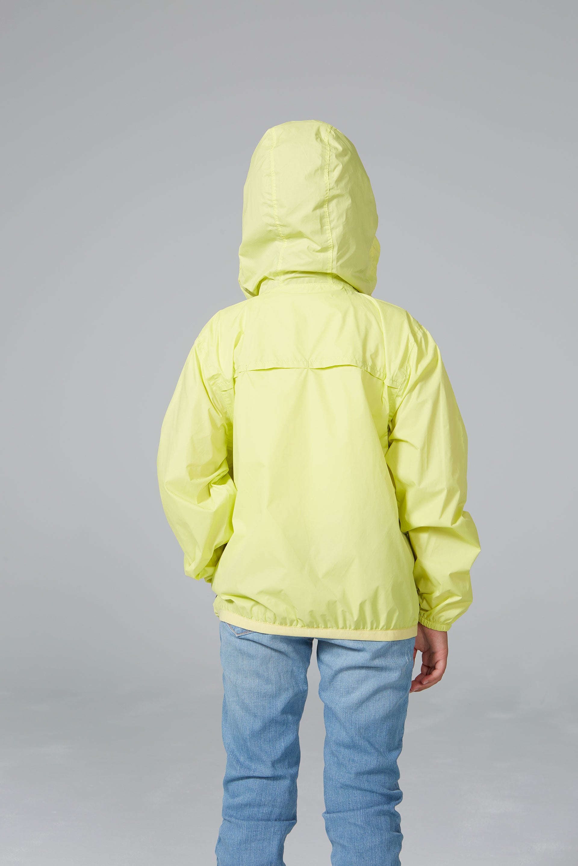 SAM - Kids Citrus Full Zip Packable Rain Jacket - O8lifestyle.