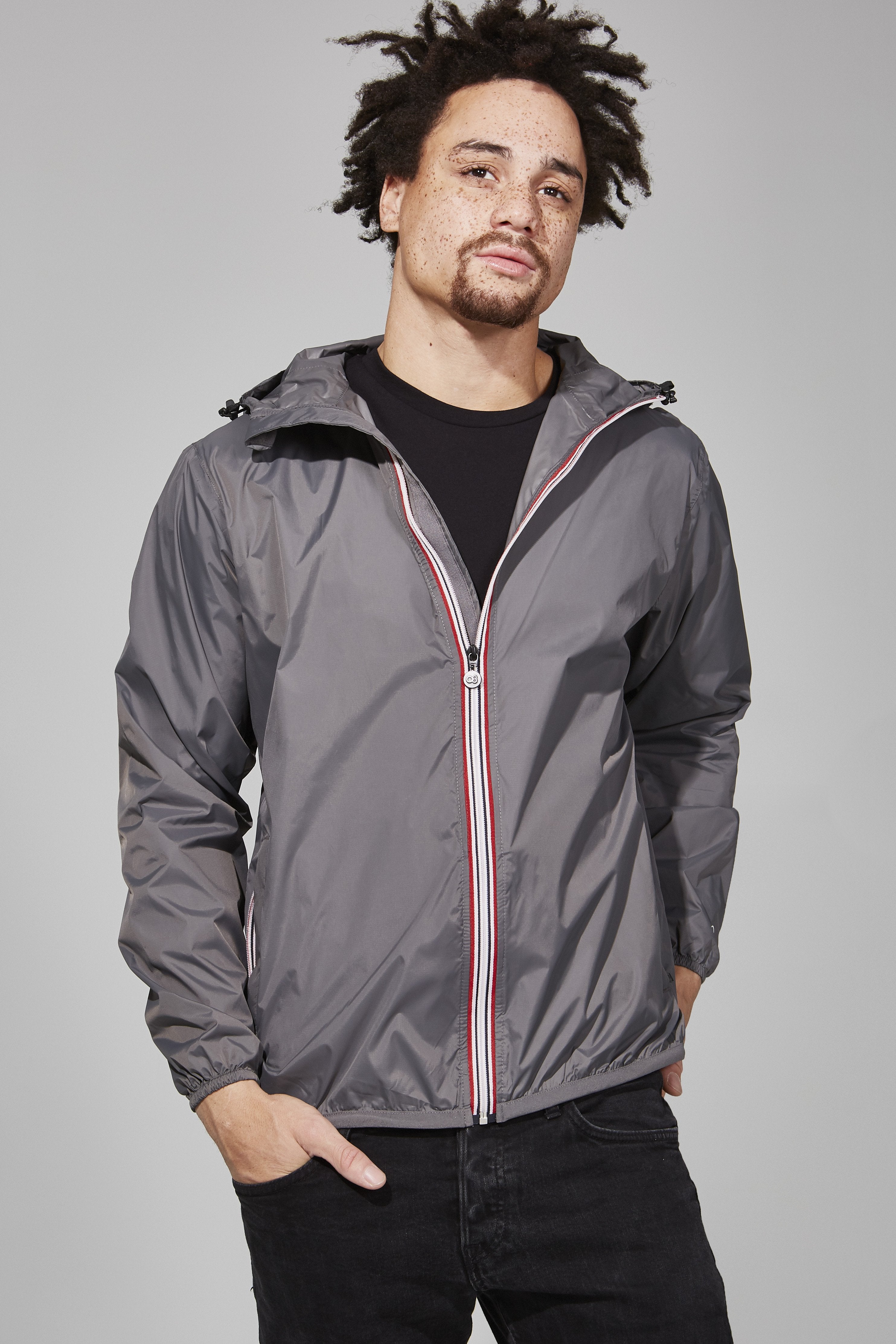 Rain jacket and windbreaker in torba