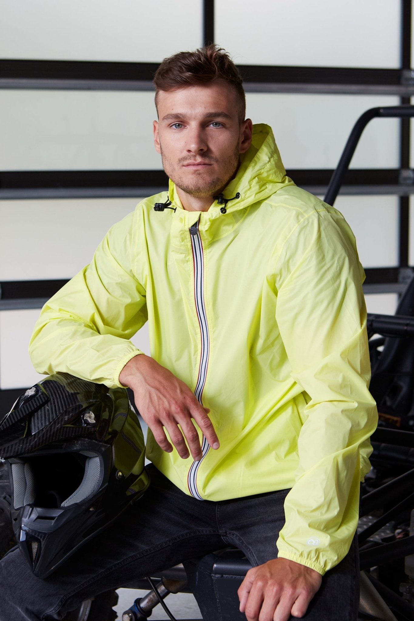 Citrus full zip packable rain jacket and windbreaker - O8Lifestyle